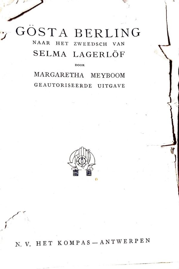 Boekomslag van Gösta Berling