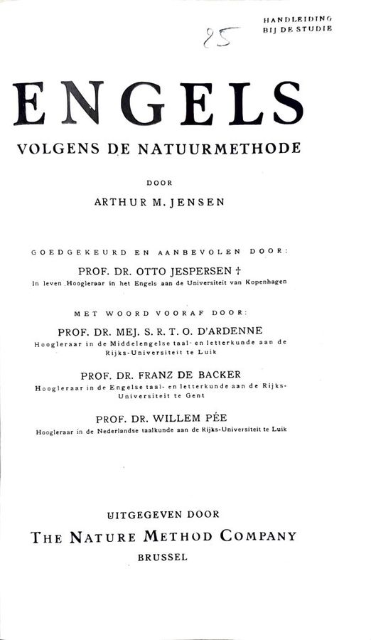 Boekomslag van Engels volgens de natuurmethode