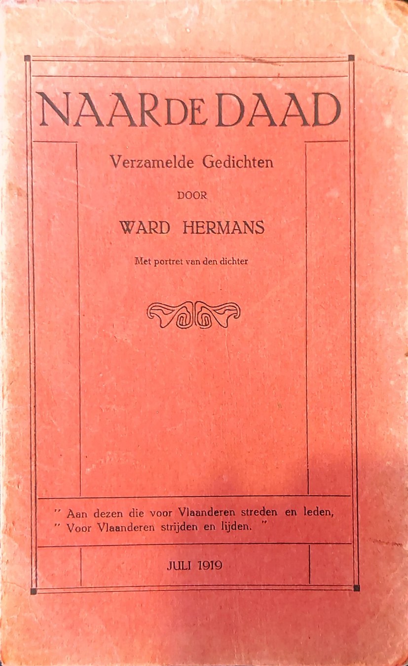 Boekomslag van Naar de daad — Verzamelde gedichten
