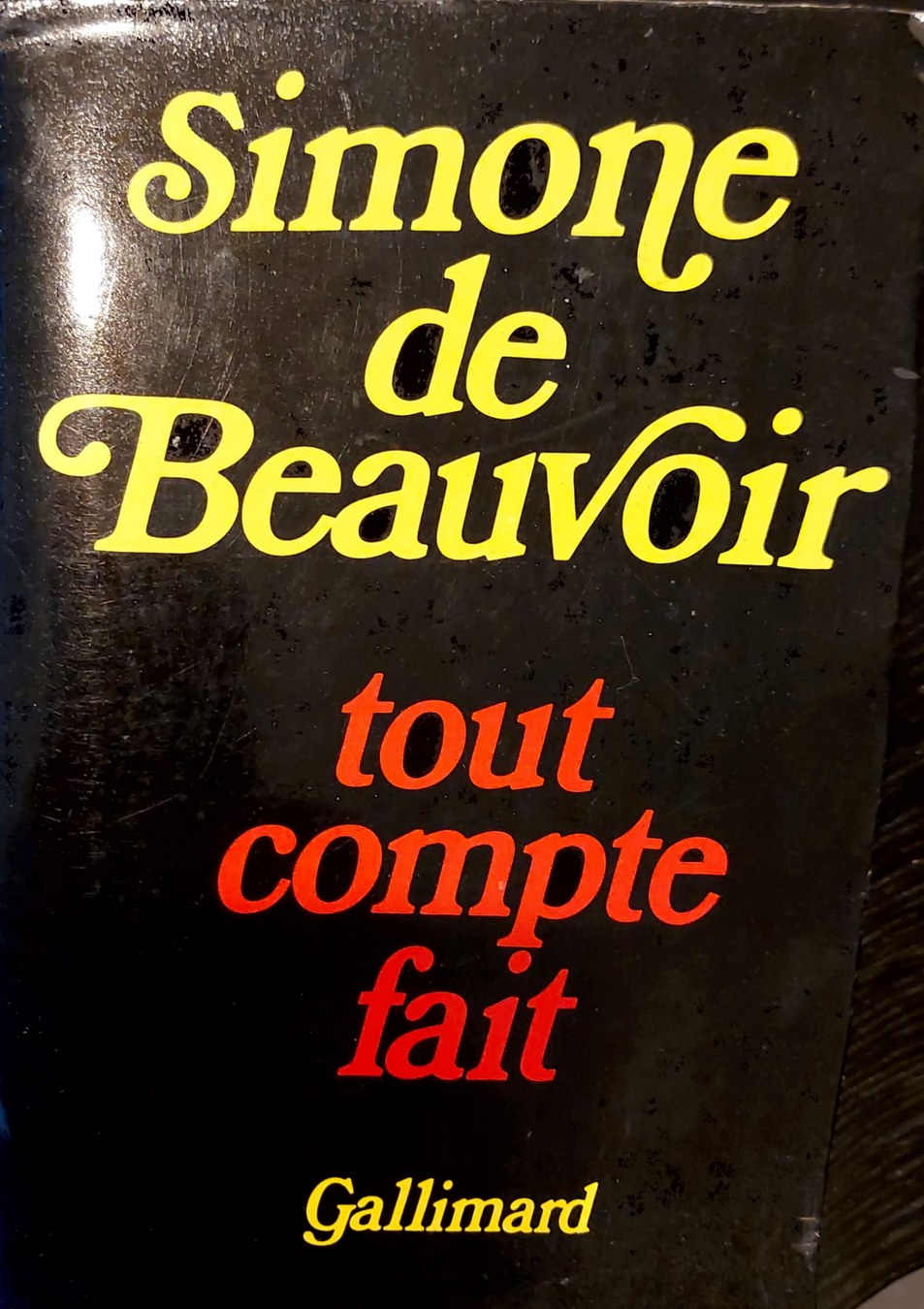 Boekomslag van Tout compte fait
