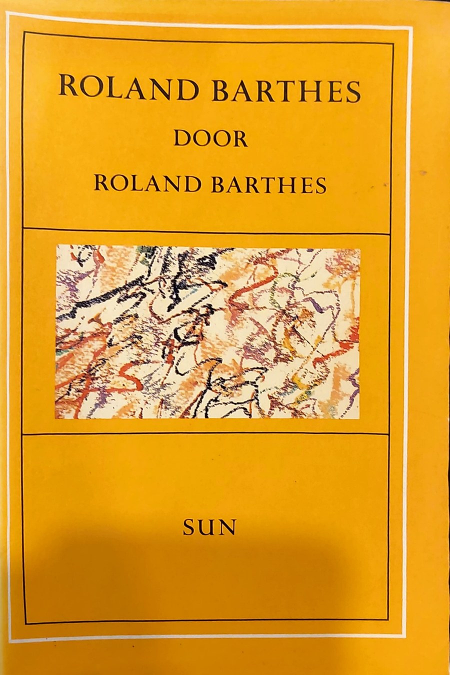 Boekomslag van Roland Barthes door Roland Barthes