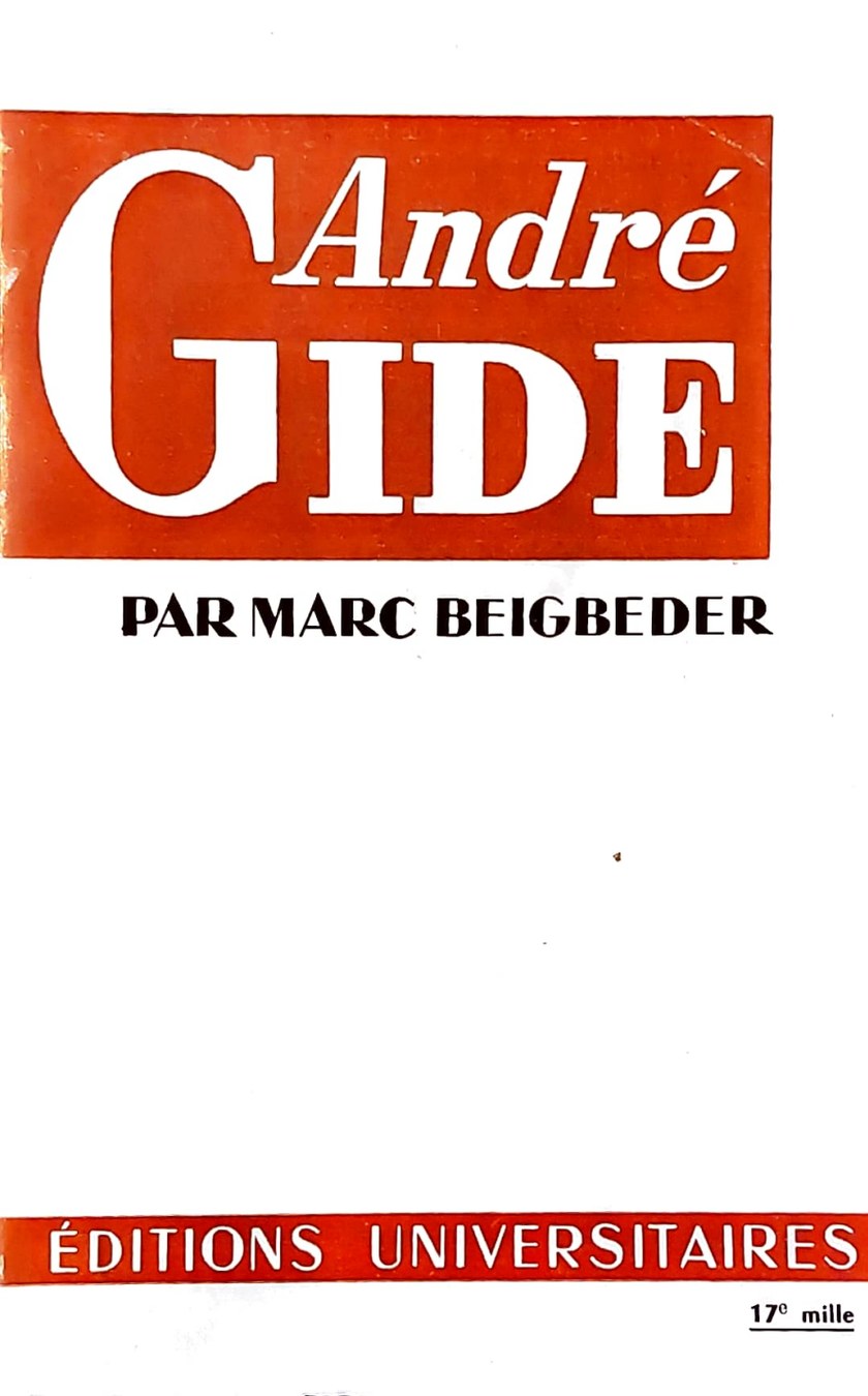 Boekomslag van André Gide