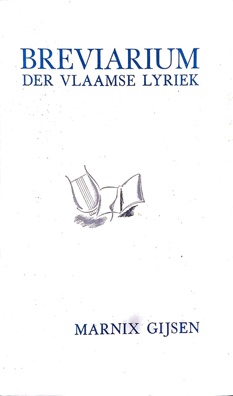 Boekomslag van Breviarium der Vlaamse lyriek