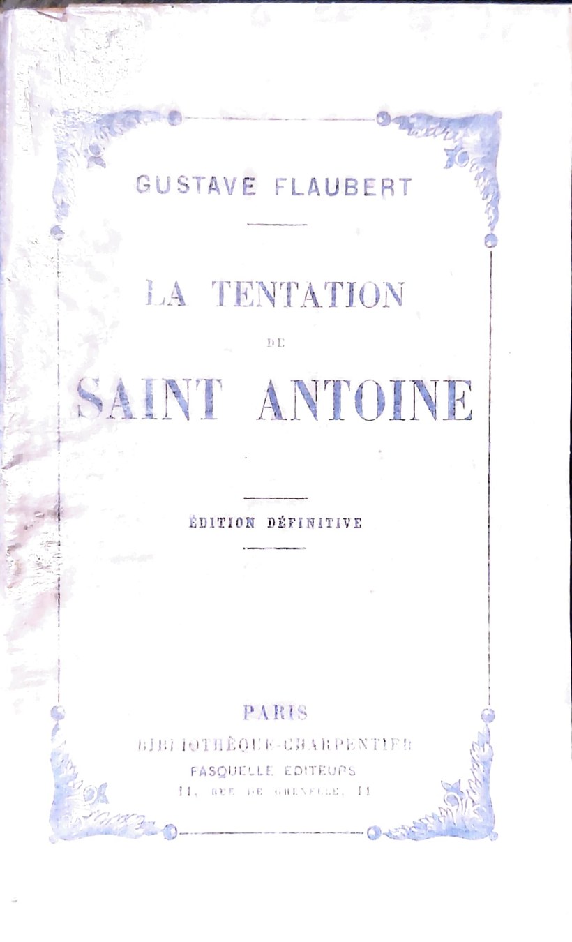 Boekomslag van La Tentation de saint Antoine