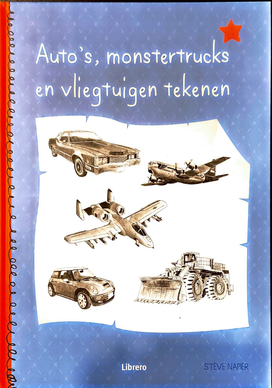 Boekomslag van Auto’s, monstertrucks en vliegtuigen tekenen